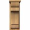 Ekena Millwork New Brighton Rough Sawn Corbel w/Backplate, Western Red Cedar, 8"W x 14"D x 22"H COR08X14X22NEB01RWR - alternate 4